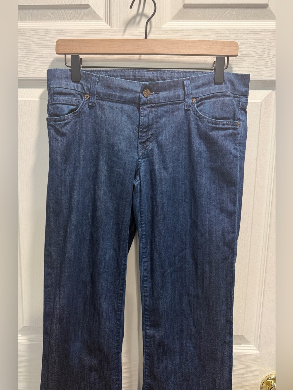 Citizens of Humanity Berkin Wide Leg Jeans Size 28 Low Rise Stretch Denim - Picture 3 of 10